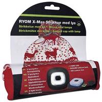 Julestrikhue med LED-forlys